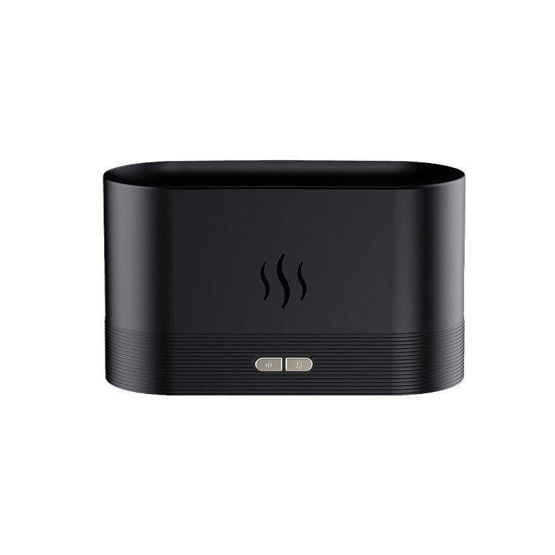 Simulation flame aromatherapy machine household desktop diffuser aromatherapy machine ultrasonic atomization colorful gradient atmosphere light humidifier