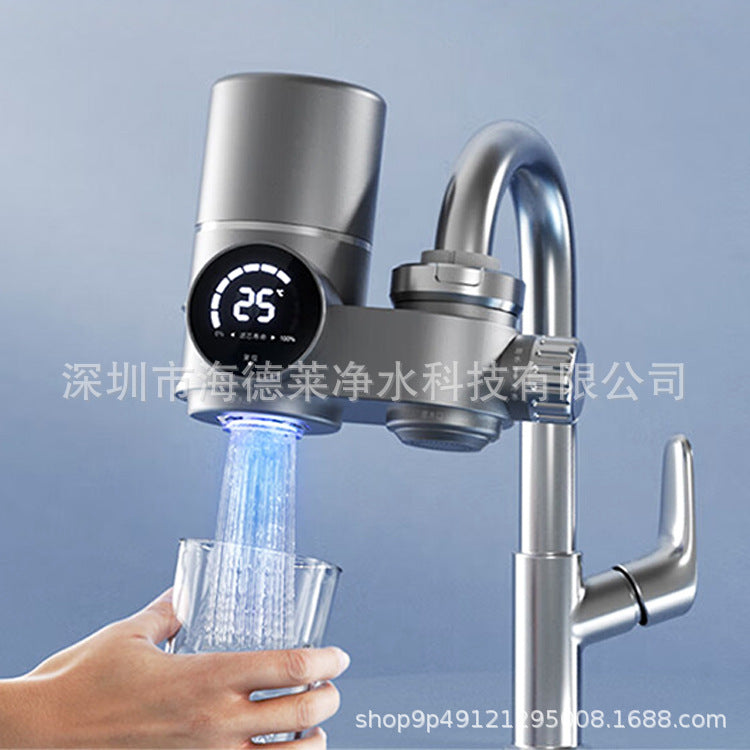 One-piece dropshipping source manufacturer ceramic scale-proof electro-hermetic membrane sterilization household kitchen faucet water purifier