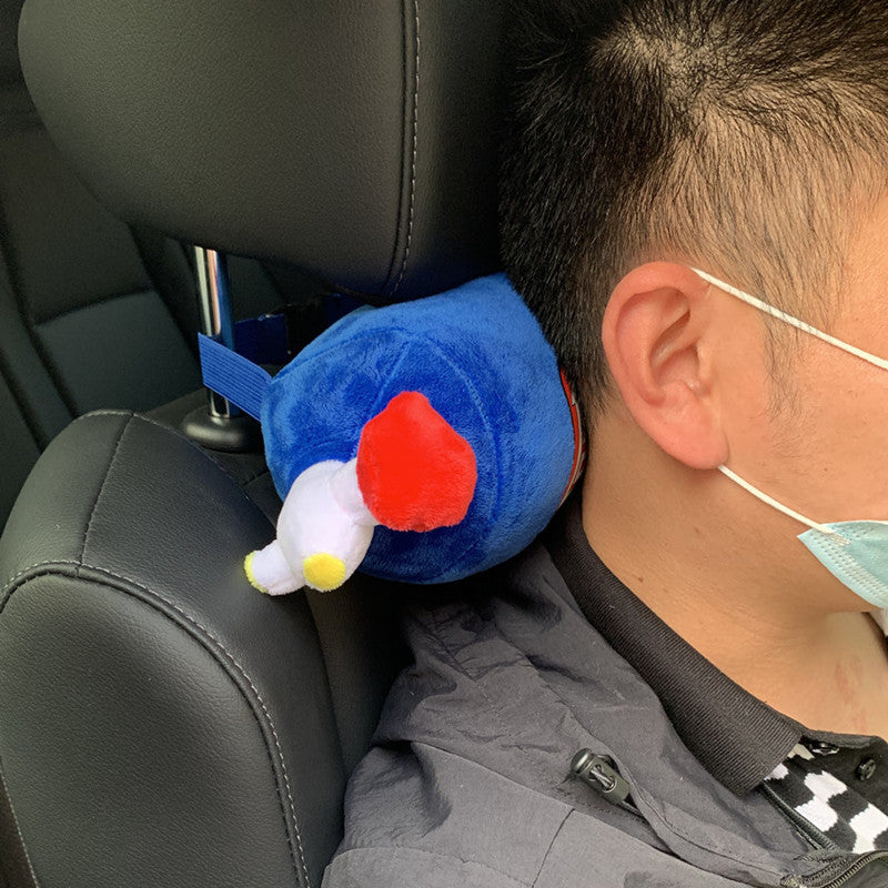 Cross-border hot selling NOS headrest car accessories headrest pillow waist cushion NOS nitrogen bottle modified pillow universal