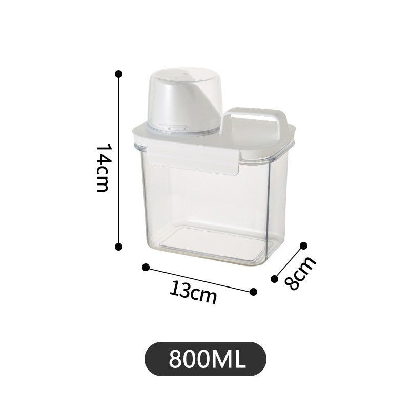 Kitchen grain storage jar grain storage jar transparent rice bucket flour jar plastic sealed jar storage box