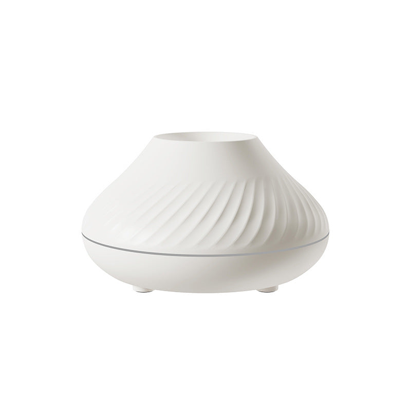 Simulation flame aromatherapy machine household desktop diffuser aromatherapy machine ultrasonic atomization colorful gradient atmosphere light humidifier