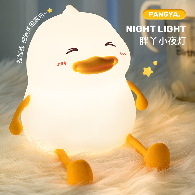 Cross-border pat lamp silicone night light bedside high-end atmosphere lamp sleep lamp baby feeding eye protection lamp table lamp