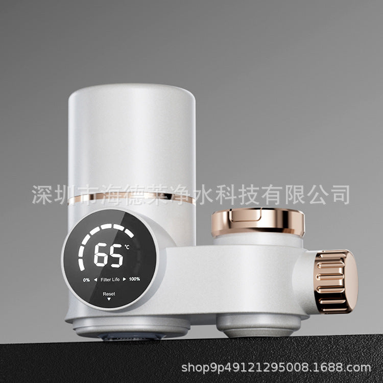 One-piece dropshipping source manufacturer ceramic scale-proof electro-hermetic membrane sterilization household kitchen faucet water purifier
