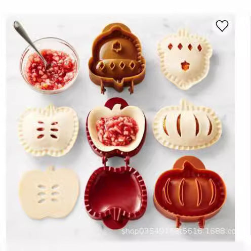 Cross-border kitchen baking mold hazelnut pumpkin apple pie mold Christmas cookie mold