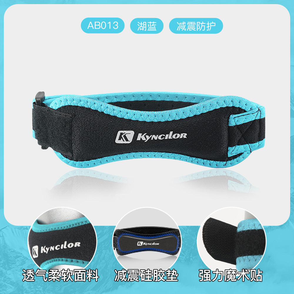 Sports compression patellar belt outdoor running fitness knee protection professional basketball knee pads men's shock-absorbing protective gear women