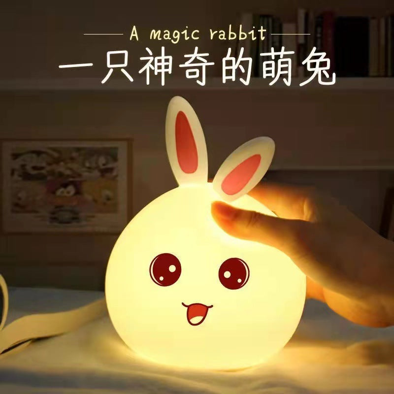 Cross-border pat lamp silicone night light bedside high-end atmosphere lamp sleep lamp baby feeding eye protection lamp table lamp