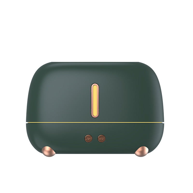 Simulation flame aromatherapy machine household desktop diffuser aromatherapy machine ultrasonic atomization colorful gradient atmosphere light humidifier