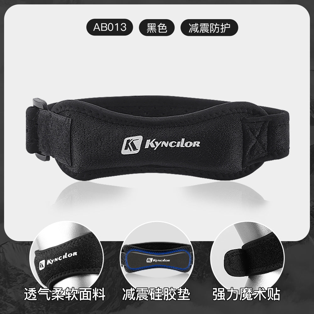 Sports compression patellar belt outdoor running fitness knee protection professional basketball knee pads men's shock-absorbing protective gear women