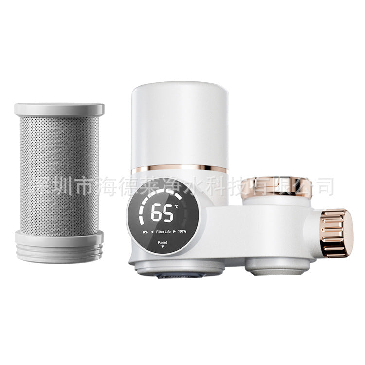 One-piece dropshipping source manufacturer ceramic scale-proof electro-hermetic membrane sterilization household kitchen faucet water purifier