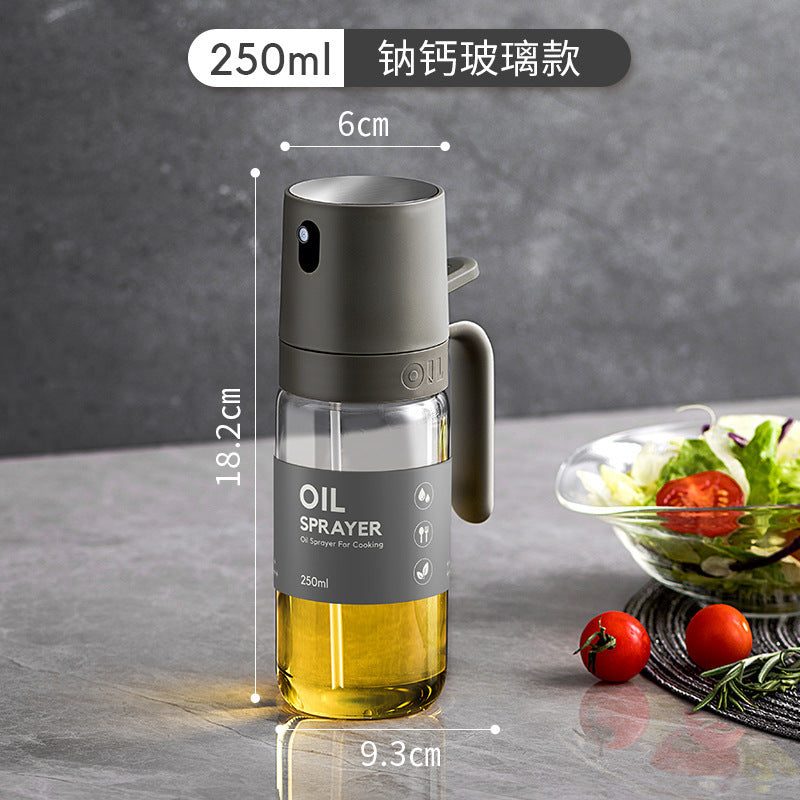 Glass oil sprayer household kitchen barbecue cooking oil spray spray bottle leak-proof oil tank oil sprayer
