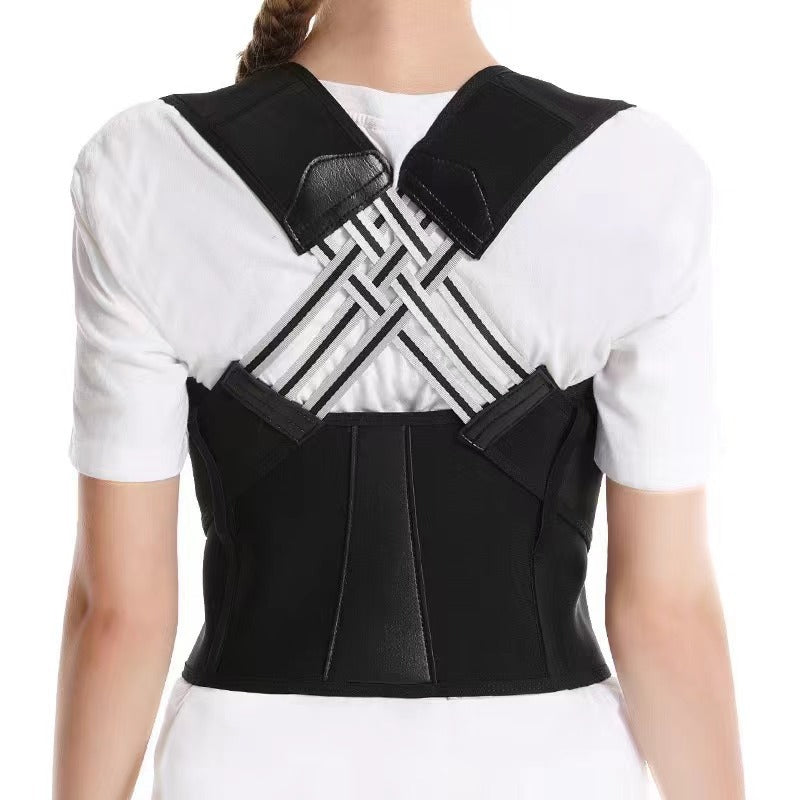 Posture correction belt for sports and fitness men and women to prevent hunchback, open shoulders, straighten chest, beautify back, protect waist and abdomen, student correction artifact