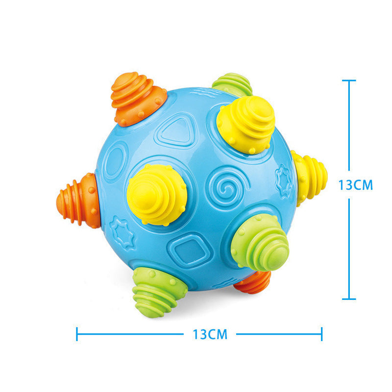 Cross-border fun music jumping ball vibration dancing ball children's baby enlightenment enlightenment baby hand grasping ball toy