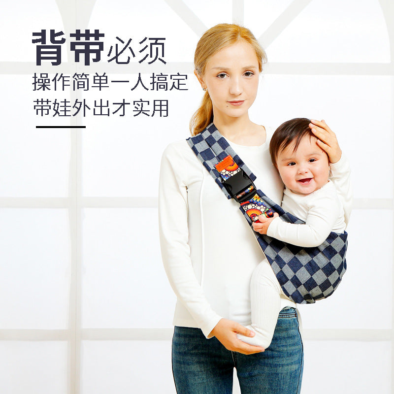 Mother's love crossbody new baby newborn child baby carrying artifact waist stool four seasons travel convenient baby carrier