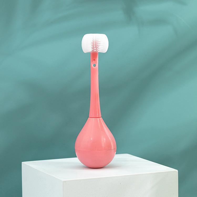 Children's tumbler toothbrush with fine soft bristles 1-2-3-5-6 one and a half years old and over 4 infants and young children brushing baby teeth artifact baby