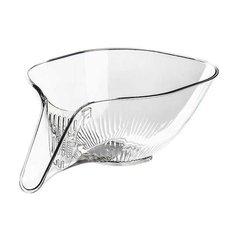 Drain basket multifunctional household sink kitchen fruit drain bowl net celebrity creative fruit plate new style vegetable washing basin