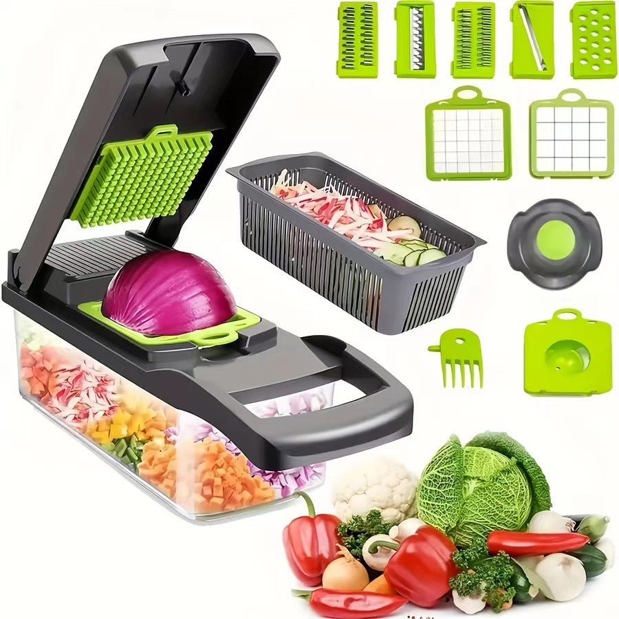Multifunctional vegetable cutting tool cross-border Amazon kitchen dicer grater grater