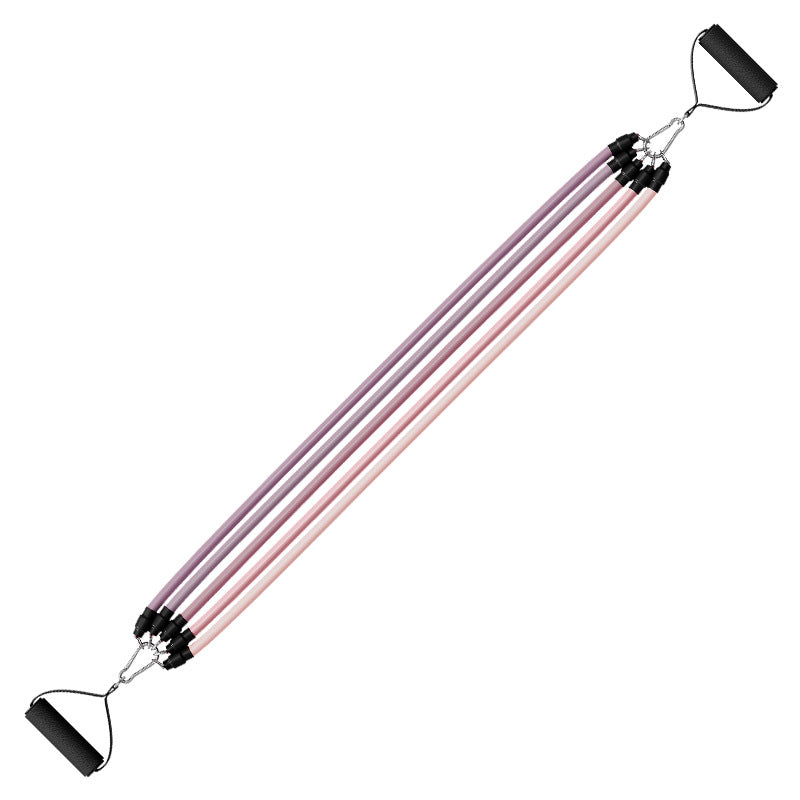 Tension rope fitness elastic band open shoulder and back sports equipment pedal puller set men and women open back stretch belt