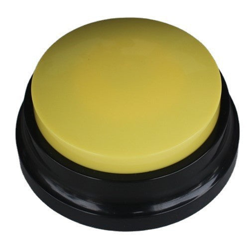 Dog barking bell pet communication button training talking toy recording sounder squeeze box voice sound box