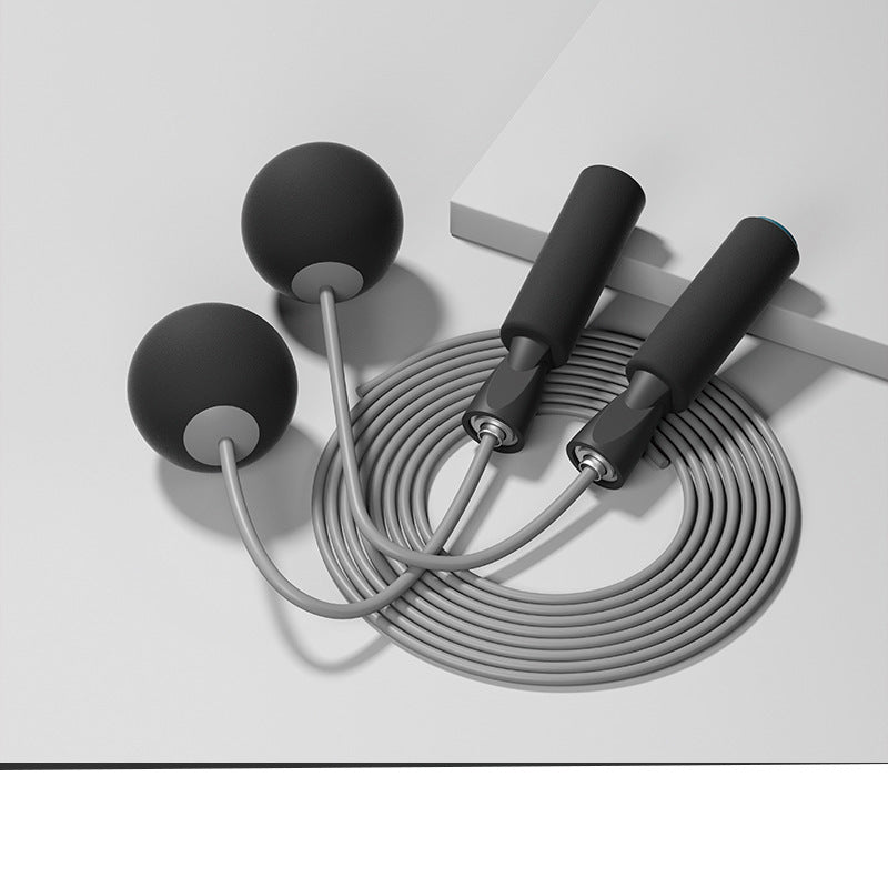 Dual-purpose ropeless big ball skipping rope weight-bearing double bearing ropeless skipping rope indoor training fitness material wire skipping rope wholesale