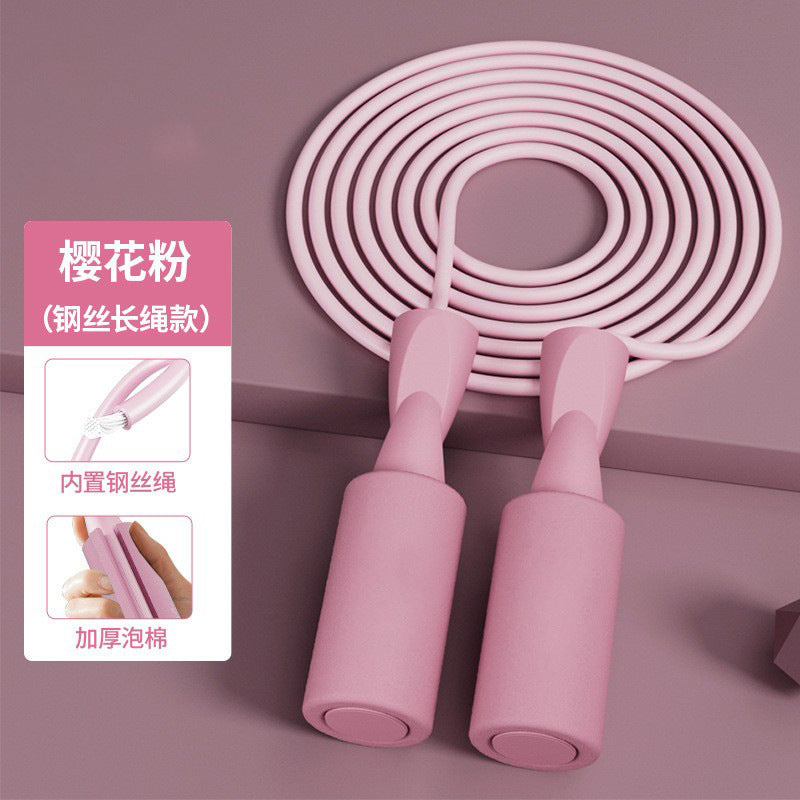 Dual-purpose ropeless big ball skipping rope weight-bearing double bearing ropeless skipping rope indoor training fitness material wire skipping rope wholesale