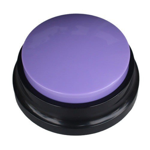 Dog barking bell pet communication button training talking toy recording sounder squeeze box voice sound box