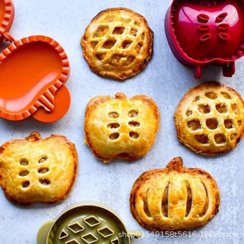 Cross-border kitchen baking mold hazelnut pumpkin apple pie mold Christmas cookie mold