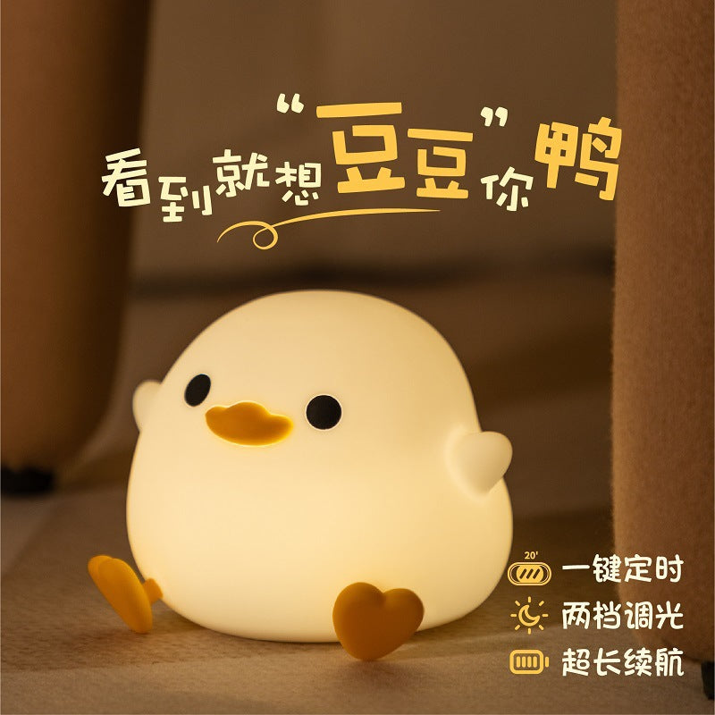 Cross-border pat lamp silicone night light bedside high-end atmosphere lamp sleep lamp baby feeding eye protection lamp table lamp