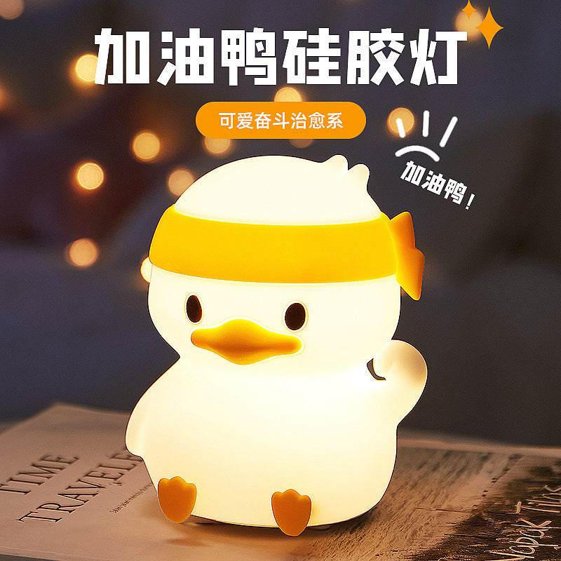 Cross-border pat lamp silicone night light bedside high-end atmosphere lamp sleep lamp baby feeding eye protection lamp table lamp