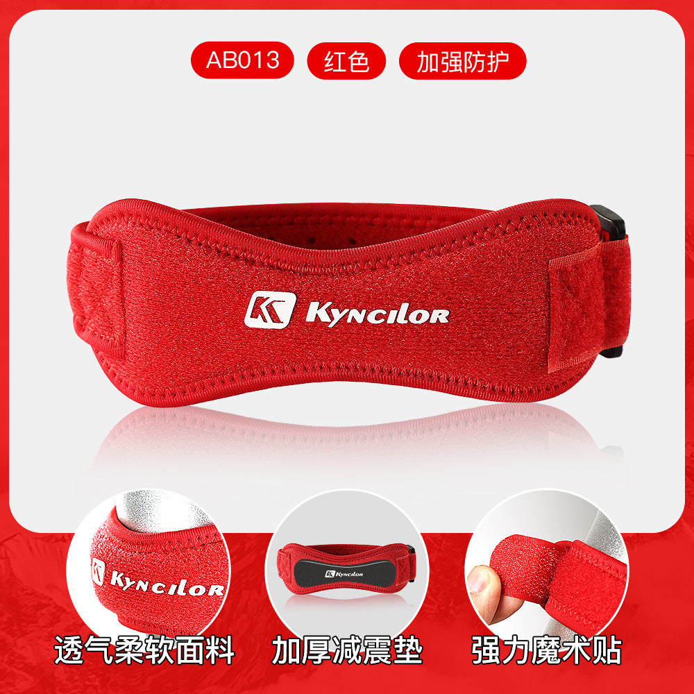 Sports compression patellar belt outdoor running fitness knee protection professional basketball knee pads men's shock-absorbing protective gear women