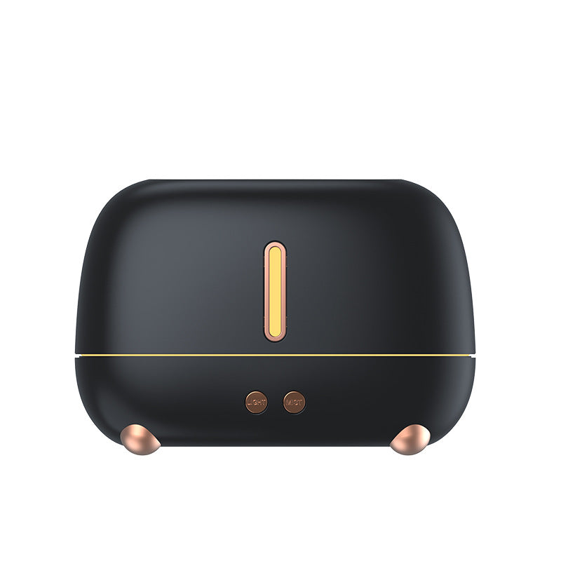 Simulation flame aromatherapy machine household desktop diffuser aromatherapy machine ultrasonic atomization colorful gradient atmosphere light humidifier