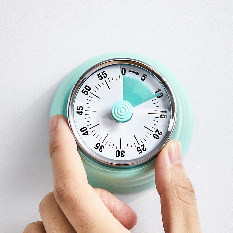 Cross-border kitchen timer mechanical timer reminder round time alarm countdown magnetic visualization