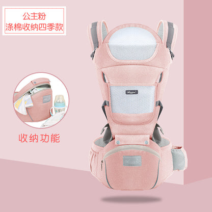 Factory direct sale baby sling waist stool can store baby waist stool holding type front and rear dual-use outing baby artifact