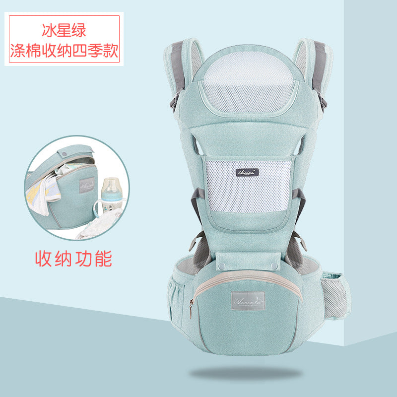 Factory direct sale baby sling waist stool can store baby waist stool holding type front and rear dual-use outing baby artifact