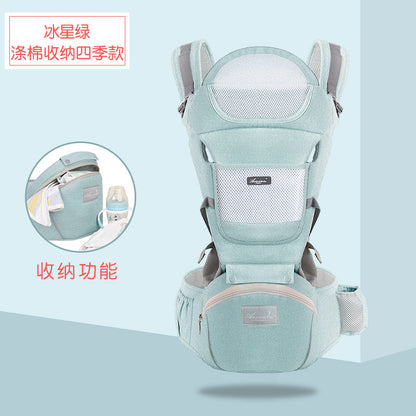 Factory direct sale baby sling waist stool can store baby waist stool holding type front and rear dual-use outing baby artifact