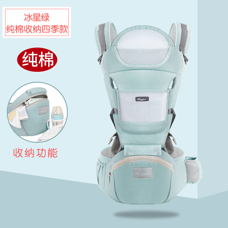 Factory direct sale baby sling waist stool can store baby waist stool holding type front and rear dual-use outing baby artifact