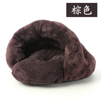 Pet supplies wholesale autumn and winter warm cat bed dog bed exquisite pet bed mat hamster bed