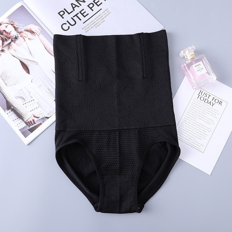 Cross-border seamless high waist tummy control pants bottoming body shaping underwear body beauty buttocks underwear waist protection body shaping postpartum body shaping pants