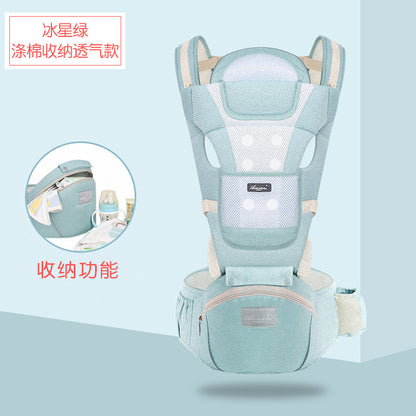 Factory direct sale baby sling waist stool can store baby waist stool holding type front and rear dual-use outing baby artifact