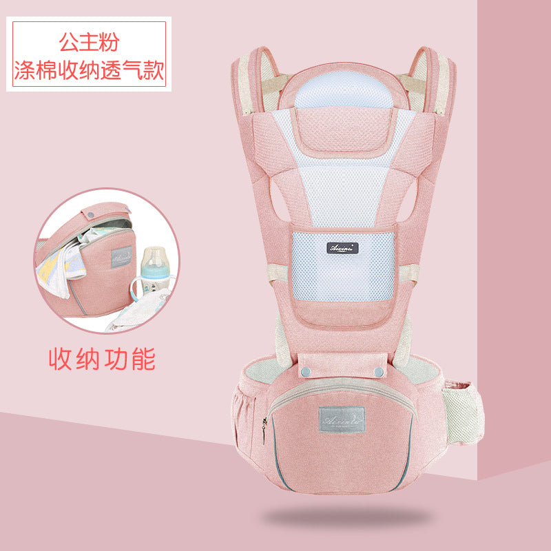 Factory direct sale baby sling waist stool can store baby waist stool holding type front and rear dual-use outing baby artifact