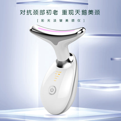 Cross-border neck beauty instrument to dilute neck lines, neck care massager