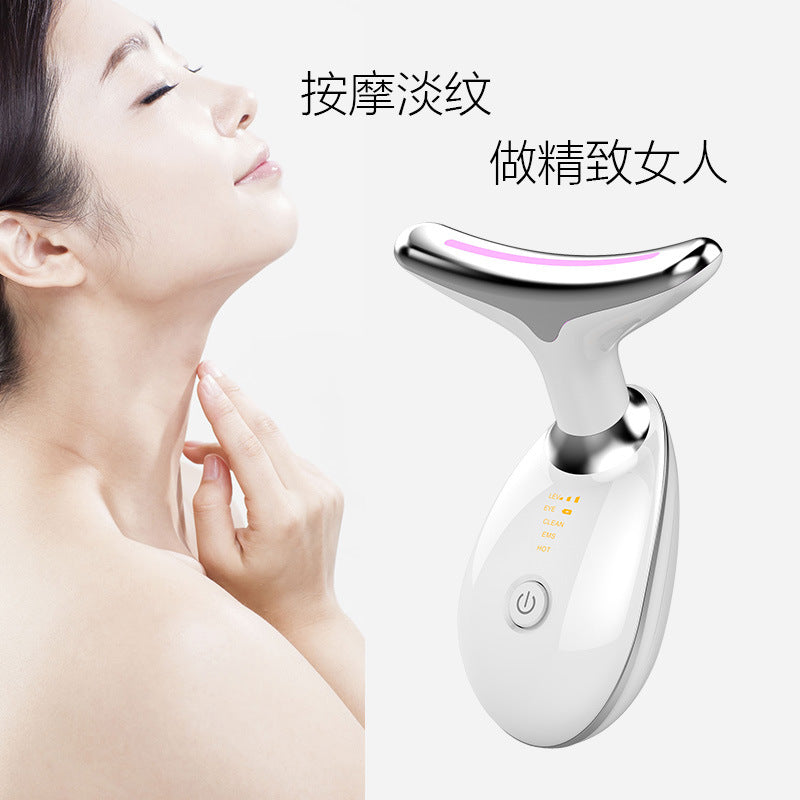 Cross-border neck beauty instrument to dilute neck lines, neck care massager