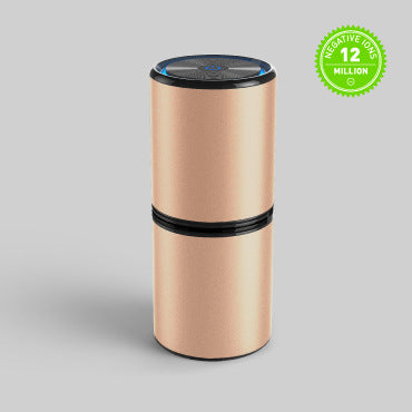 Easycare factory direct sales aluminum alloy car air purifier usb negative ion car air purifier