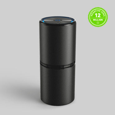 Easycare factory direct sales aluminum alloy car air purifier usb negative ion car air purifier