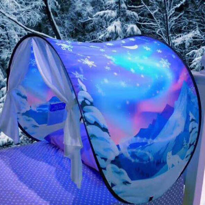 Cross-border new products dream tents folding children's starry sky tent bed dream tent separate bed baby