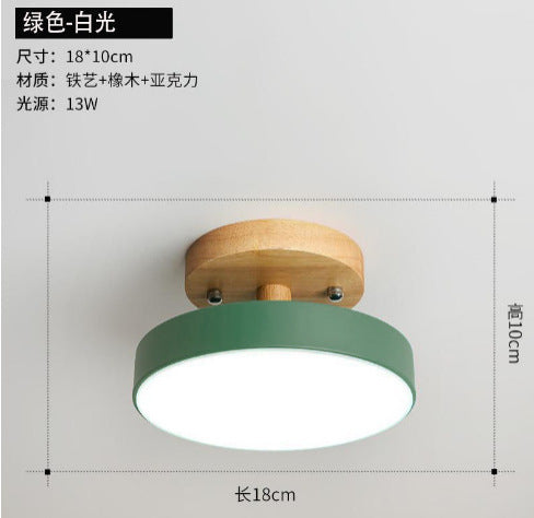 New Chinese style macaron ceiling lamp living room simple modern home atmosphere multi-head restaurant bedroom ceiling lamp