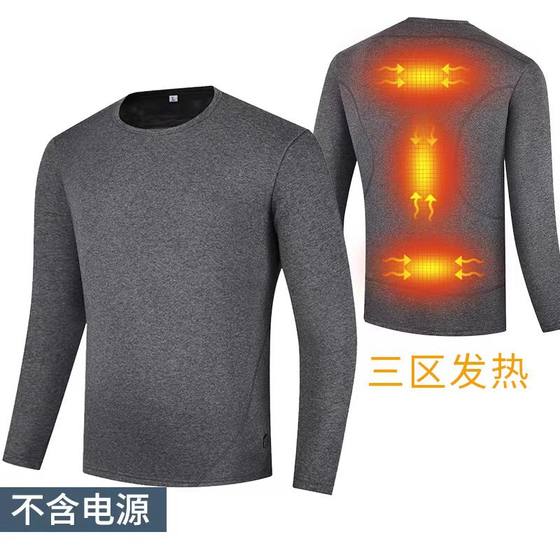 Smart heating and warming suit USB charging heating men's electric heating charging clothes women's full body winter thick cold protection