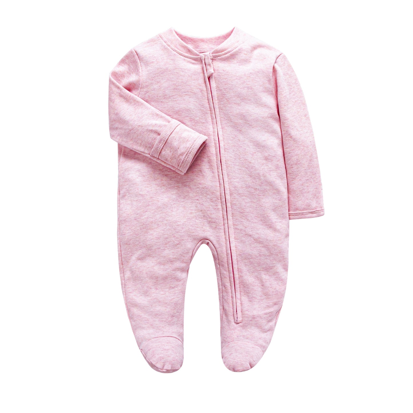 Wholesale baby jumpsuit long sleeve zipper bodysuit with hands crawling clothes romper summer pajamas new style children's clothing