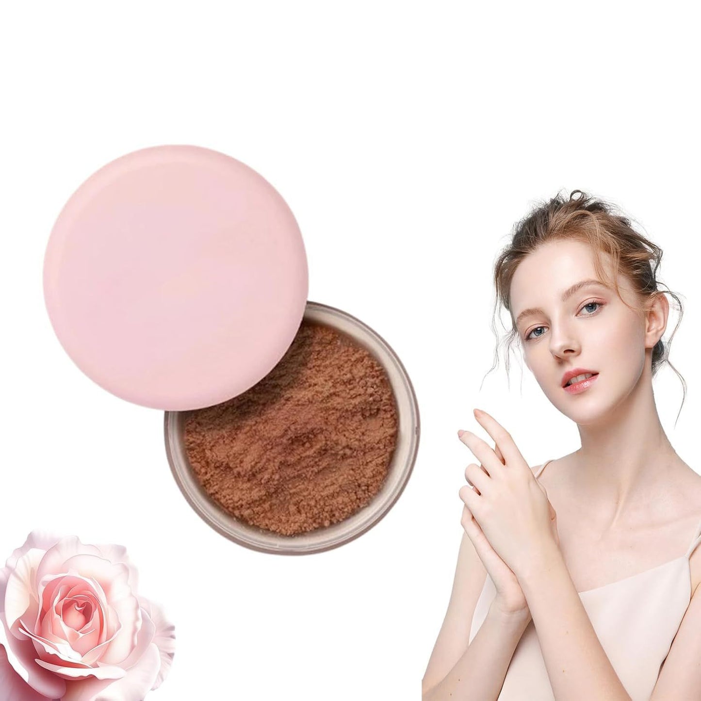 Allaura Beauty Pink Setting Powder