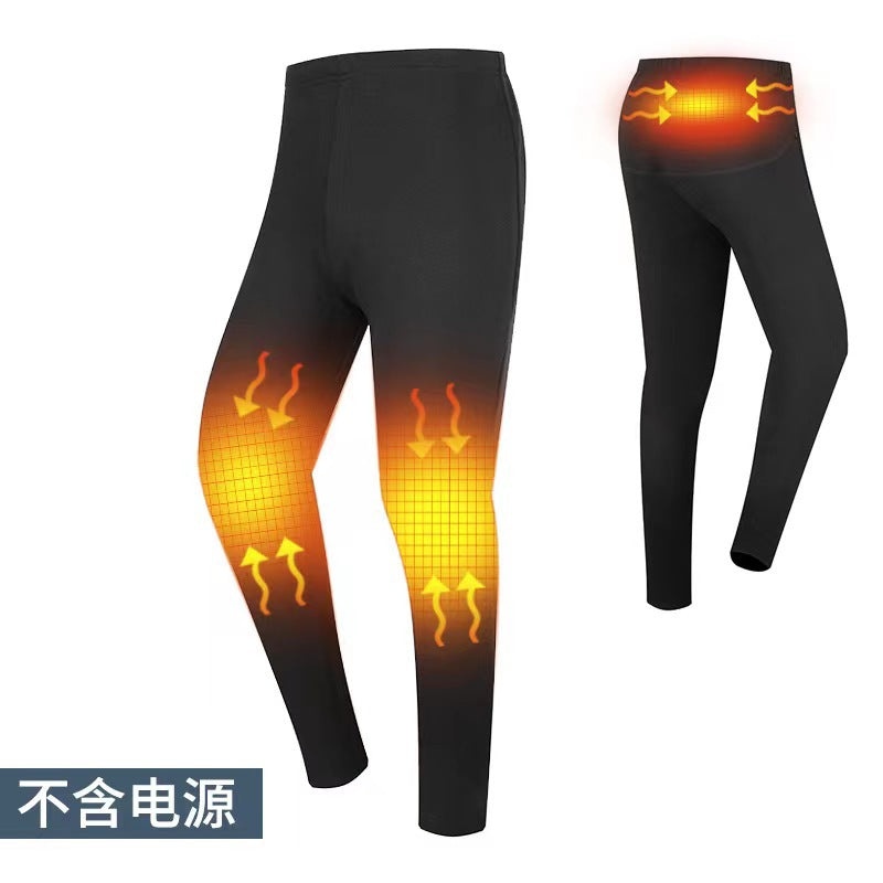 Smart heating and warming suit USB charging heating men's electric heating charging clothes women's full body winter thick cold protection