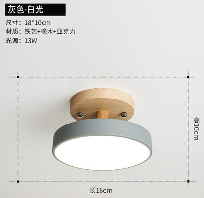 New Chinese style macaron ceiling lamp living room simple modern home atmosphere multi-head restaurant bedroom ceiling lamp